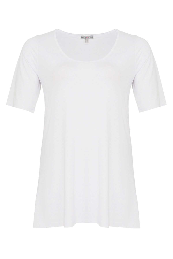 Yoek Tuniek Flare COTTON - Wit