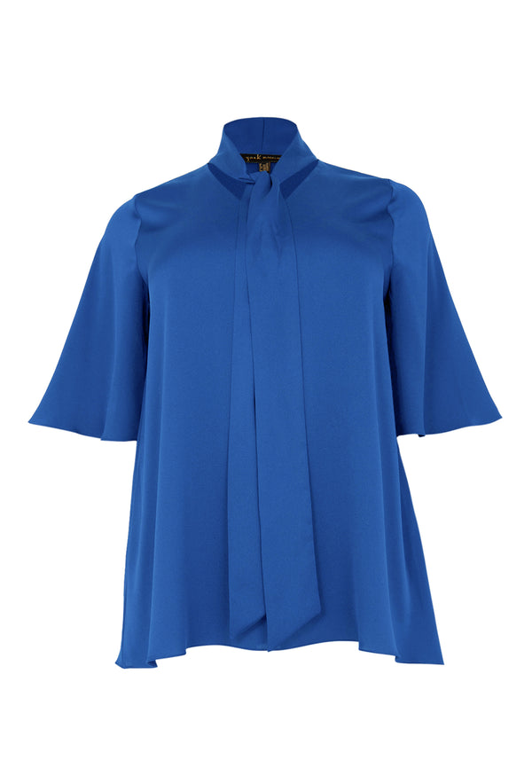yoek Tuniek flare SATINI - Indigo