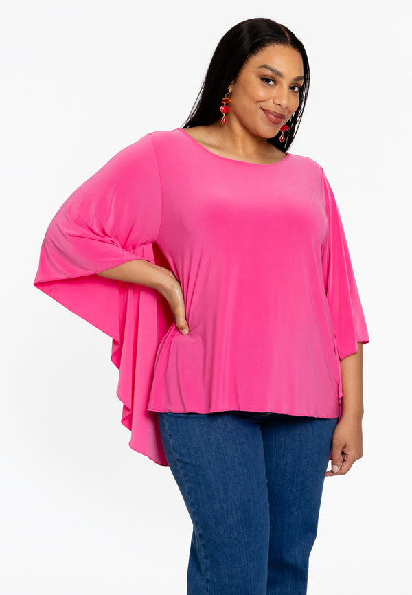 yoek Tuniek met cape DOLCE - Roze