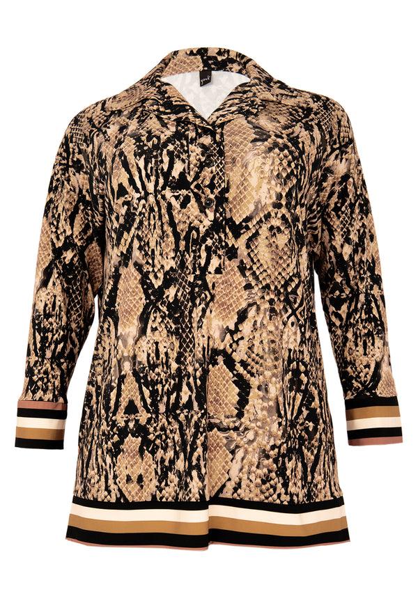 Yoek Tuniek Met Kraag BOA - Bruin