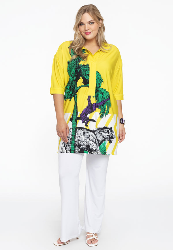 Yoek Tuniek Met Kraag TIGER - Geel