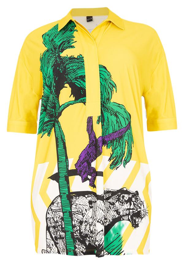 Yoek Tuniek Met Kraag TIGER - Geel