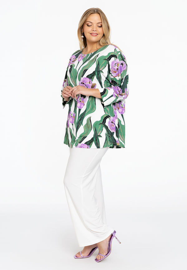 Yoek Tuniek Met Pofmouwen LILIA - Ecru