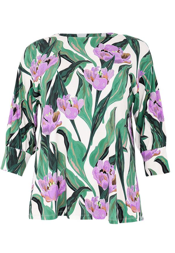 Yoek Tuniek Met Pofmouwen LILIA - Ecru