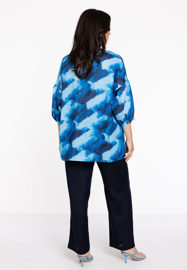 Yoek Tuniek V-hals SKY - Blauw