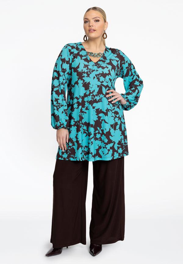 Yoek Tuniek V-halsketting JONES - Turquoise