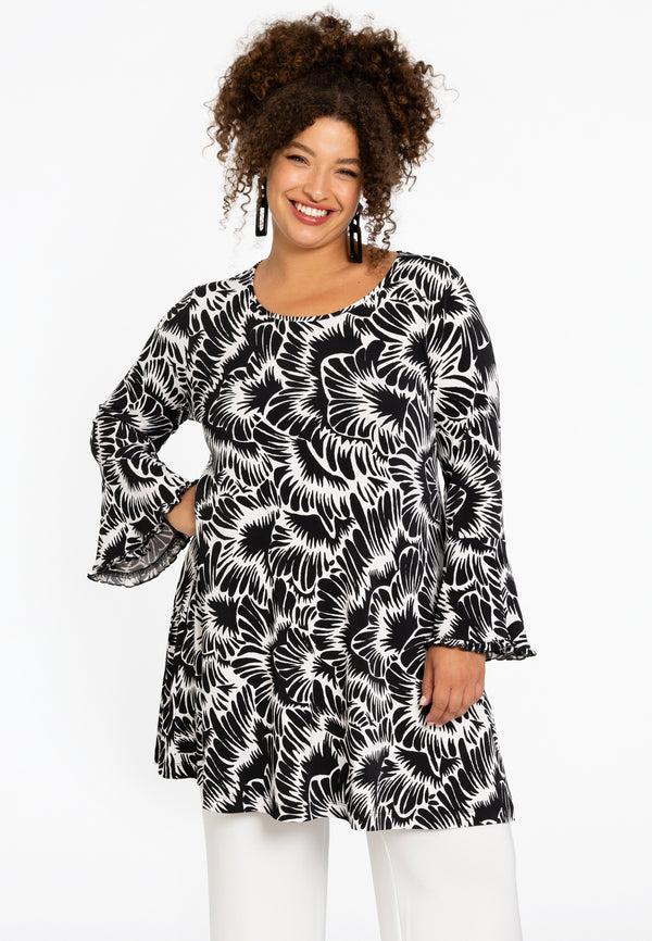 yoek Tuniek wide bottom ALICE - Zwart