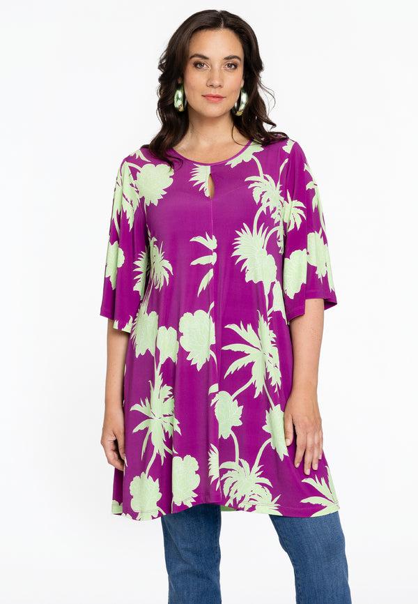 yoek Tuniek wide bottom ARTICHOKE - Roze