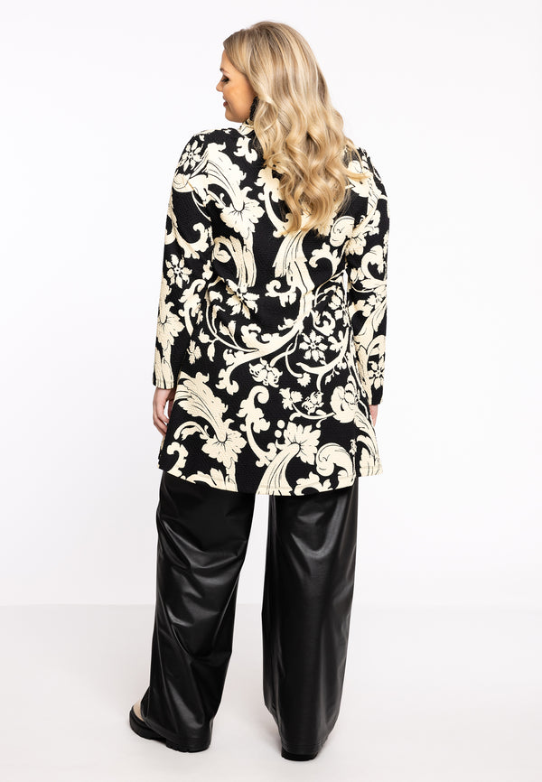 Yoek Tuniek Wide Bottom BECKY - Zwart