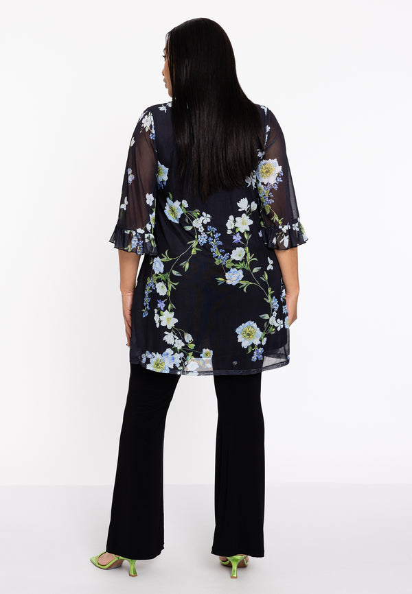 Yoek Tuniek Wide Bottom BLUETT - Zwart