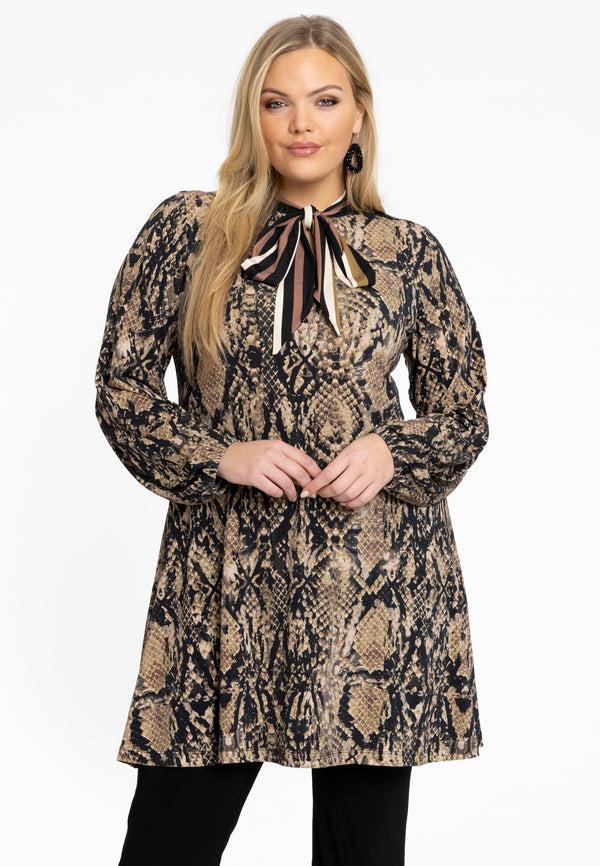 yoek Tuniek wide bottom BOA - Bruin