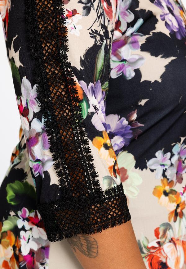 Yoek Tuniek Wide Bottom BOUQUET - Mid Brown