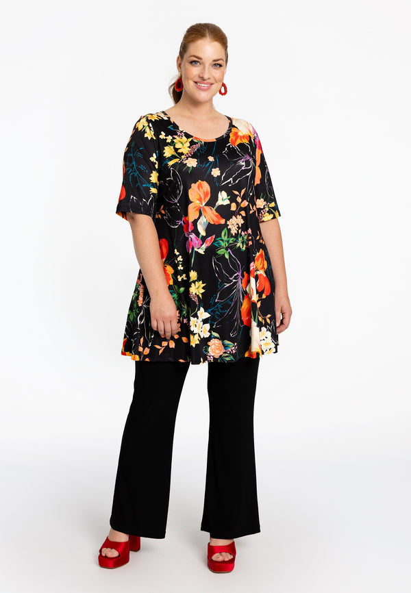 Yoek Tuniek Wide Bottom CAMPO - Zwart