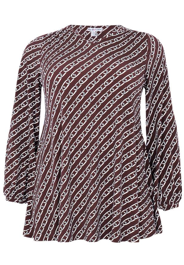 Yoek Tuniek Wide Bottom CATENA - Bruin