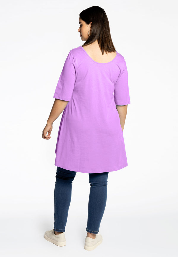 Yoek Tuniek Wide Bottom COTTON - Light Purple
