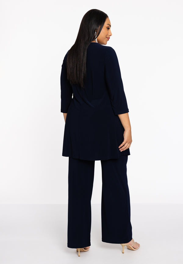 Yoek Tuniek Wide Bottom DOLCE - Blauw