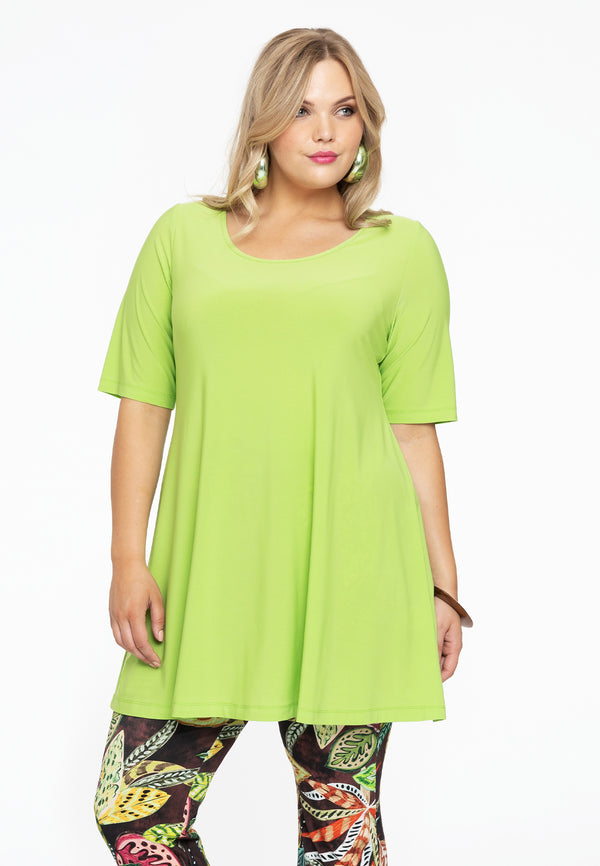 yoek Tuniek wide bottom DOLCE - bright green