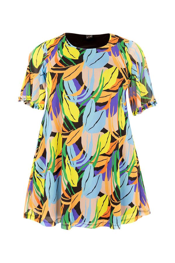 Yoek Tuniek Wide Bottom FESTIVAL - Zwart