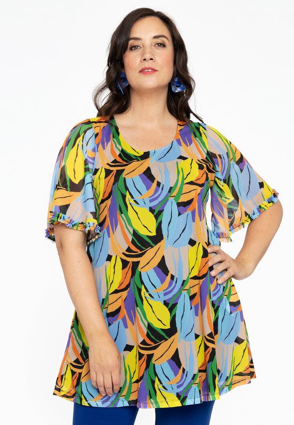 yoek Tuniek wide bottom FESTIVAL - Zwart