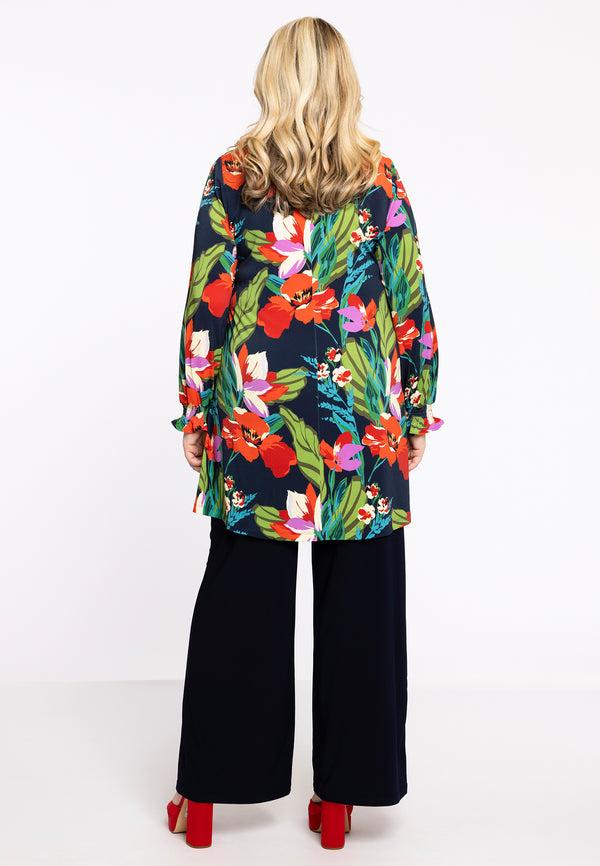 Yoek Tuniek Wide Bottom JANICE - Blauw