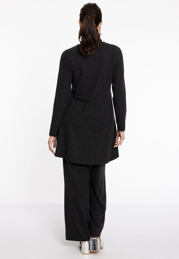 Yoek Tuniek Wide Bottom MELANGE - Grijs