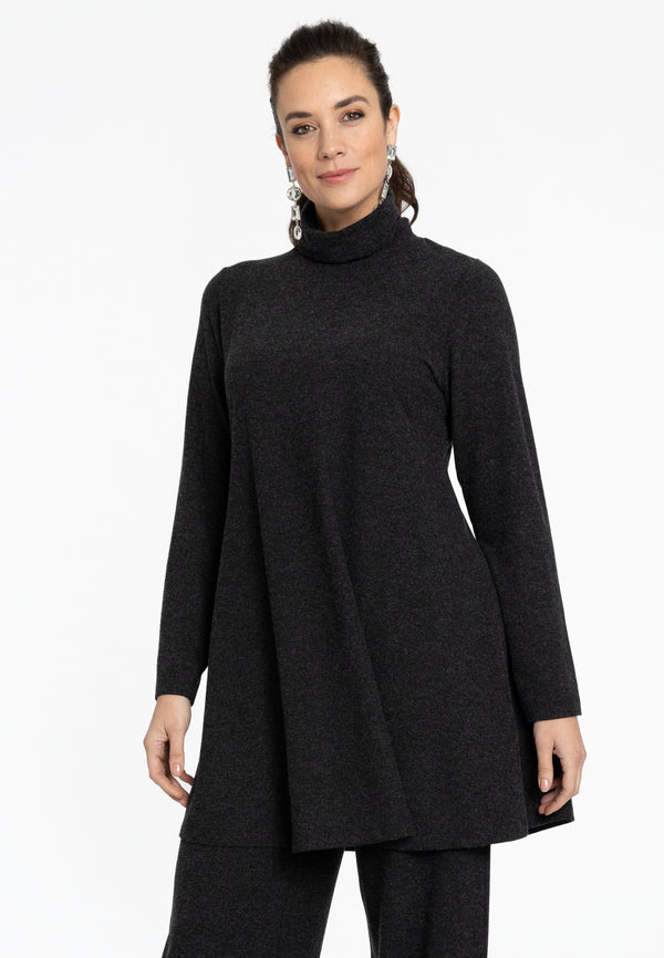 yoek Tuniek wide bottom MELANGE - Grijs