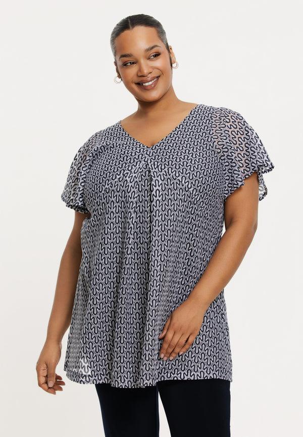 yoek Tuniek wide bottom RODI - Blauw