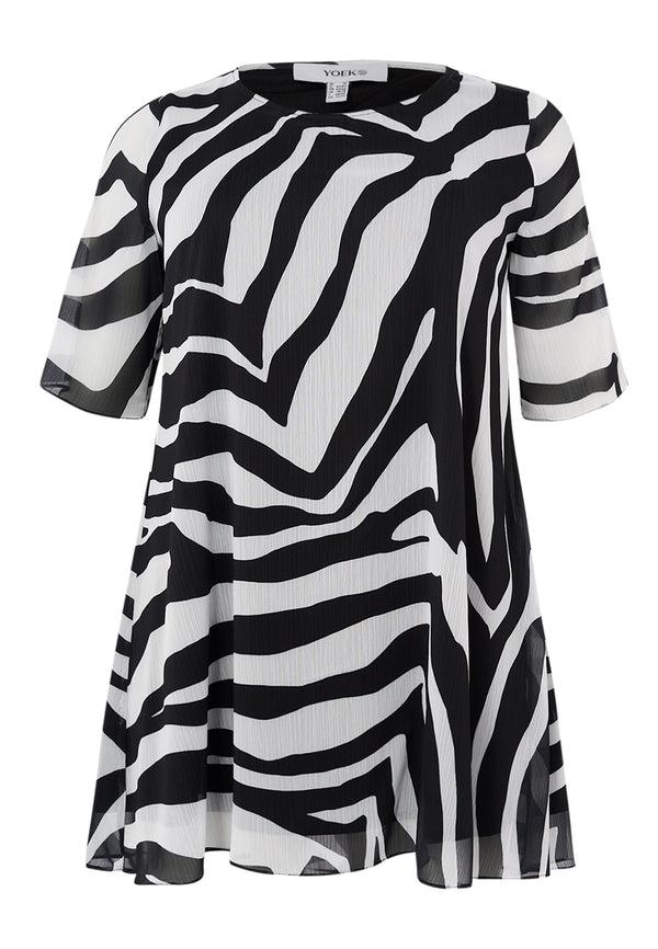 yoek Tuniek wide bottom SAVANNA - Zwart