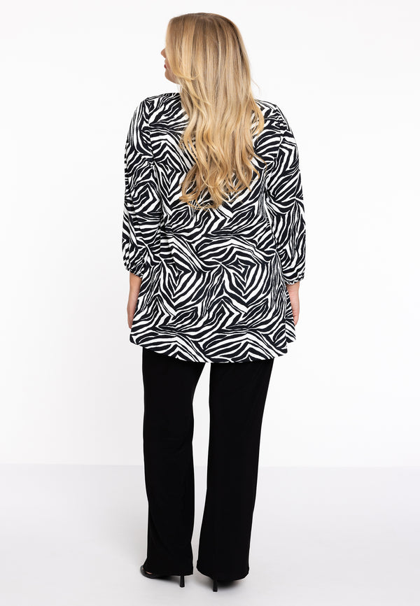 Yoek Tuniek Wide Bottom ZAVI - Zwart