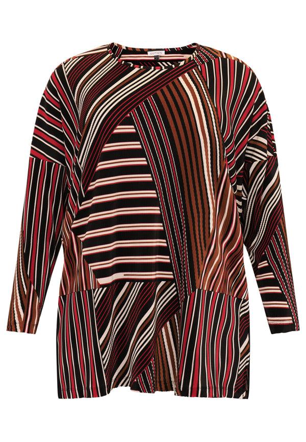 Yoek Tuniek Wijd STRIPES - Zwart