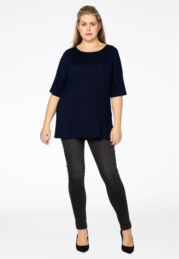 Yoek Tuniek Wijd VISCOSE - Blauw