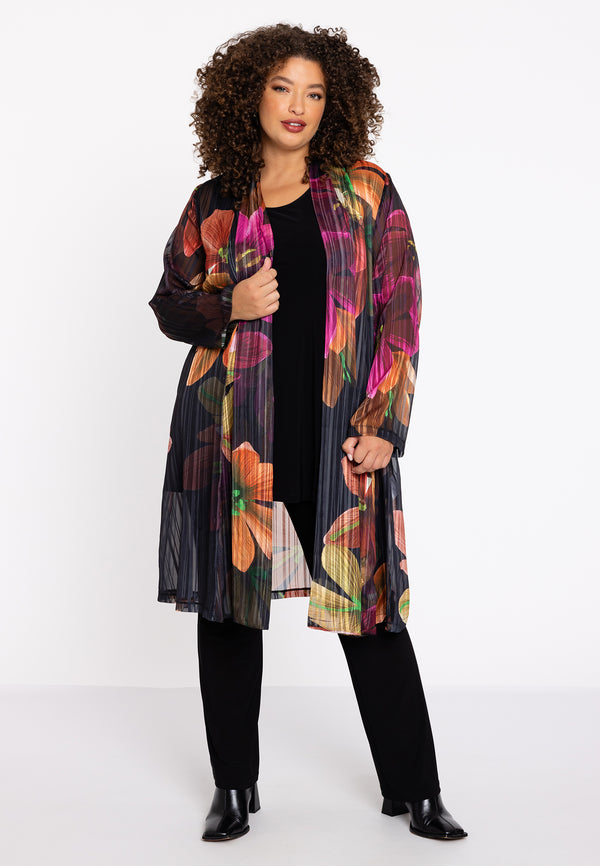 Yoek Vest Floria Lurex - Zwart