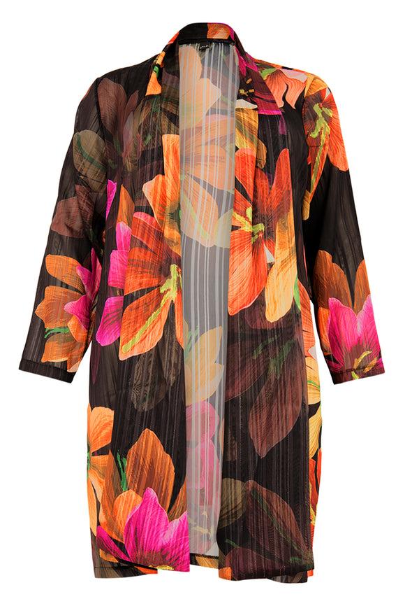 Yoek Vest Floria Lurex - Zwart