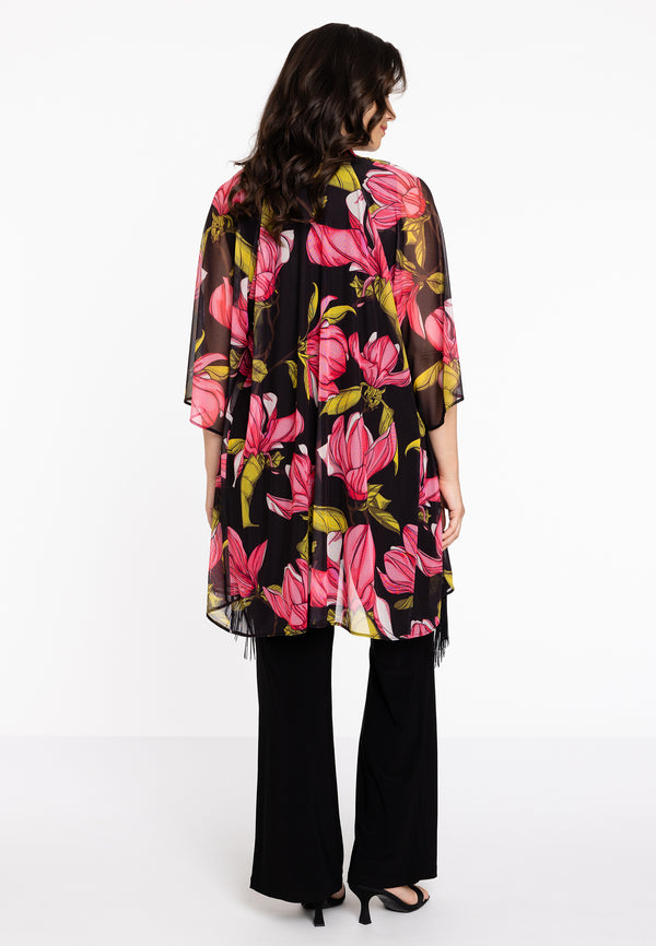 Yoek Vest Met Franjes MAGNOLIA - Roze