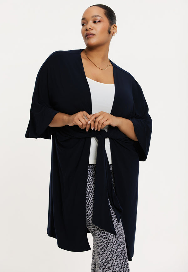 yoek Vest met knoop DOLCE - Blauw