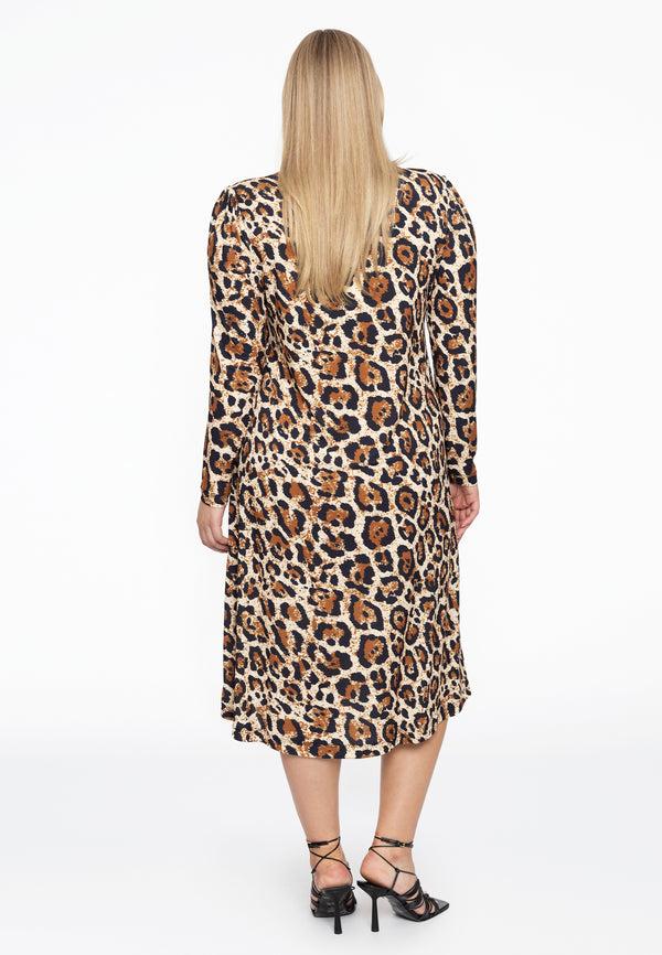 Yoek Vest Met Pofmouw LEOPARD - Light Brown