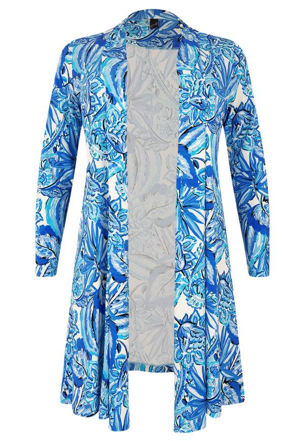 Yoek Vest PORCELAIN - Blauw