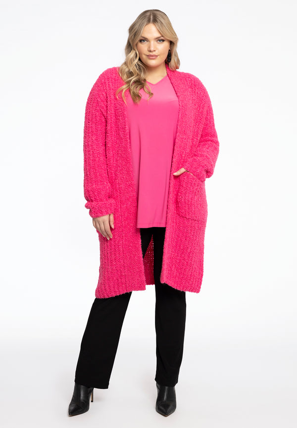 Yoek Vest Teddy - Roze
