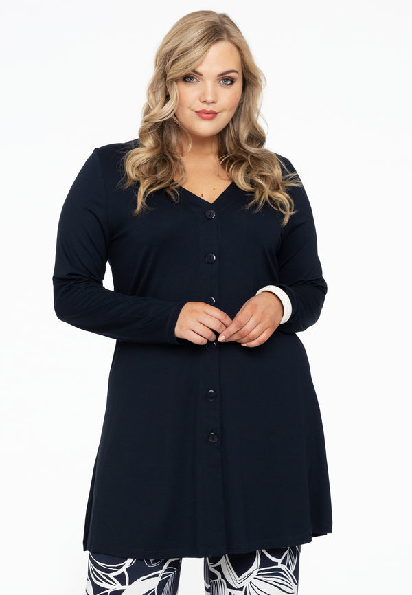 Yoek Vest Wide Bottom VI/EA - Blauw