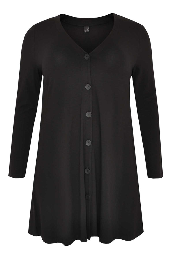 Yoek Vest Wide Bottom VI/EA - Zwart