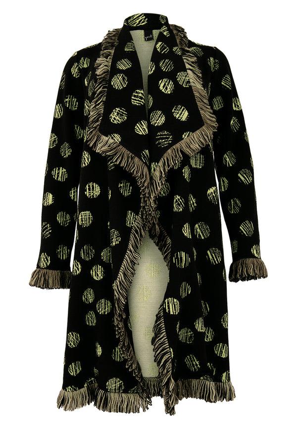 Yoek Veste Met Ruches GRACE - Zwart