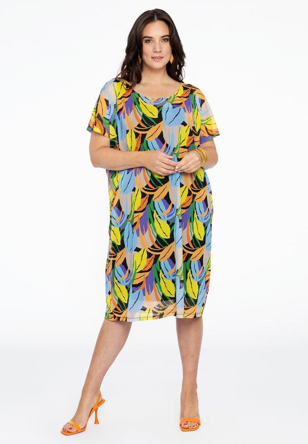 Yoek Wijde Jurk FESTIVAL - Zwart