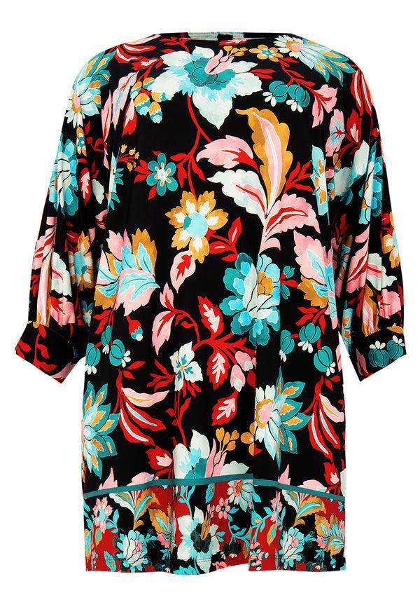 Yoek Wijde Tuniek NAOMI - Zwart