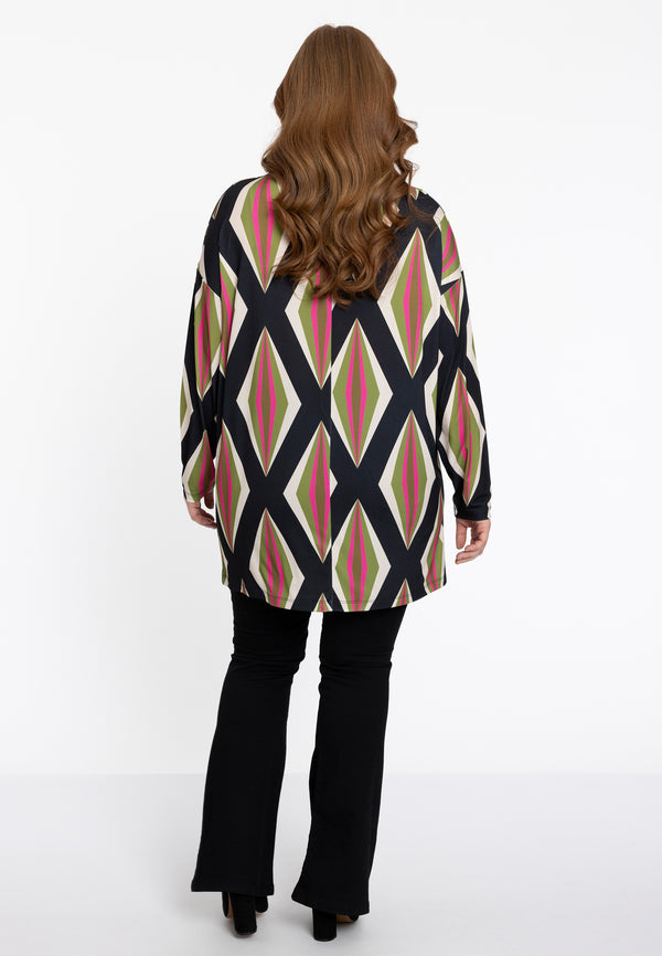 Yoek Wijde Tuniek PASTILLE - Zwart