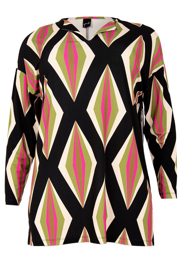 Yoek Wijde Tuniek PASTILLE - Zwart