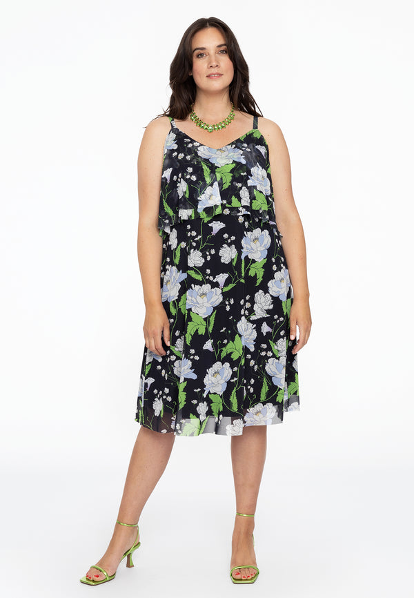 Yoek Zomerjurk DAISIES - Blauw