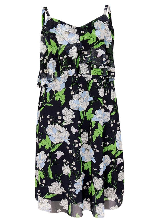 Yoek Zomerjurk DAISIES - Blauw