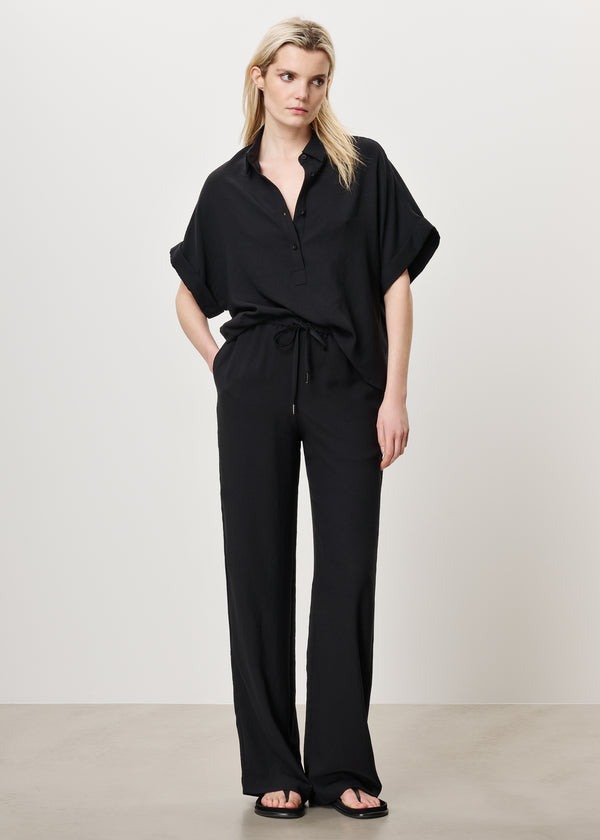 Zenggi AIDEN POLO TOP BLACK