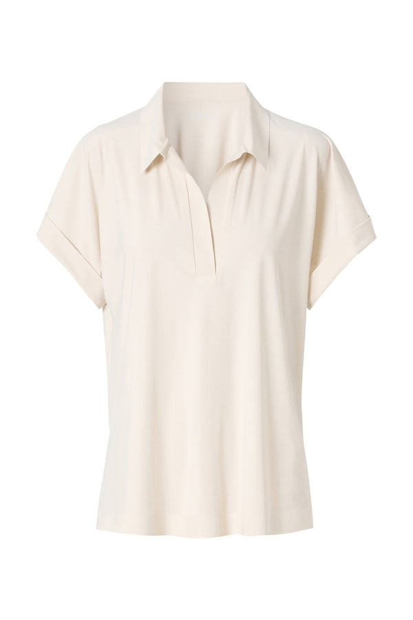 Zenggi ALPINE POLO TOP | EGGSHELL