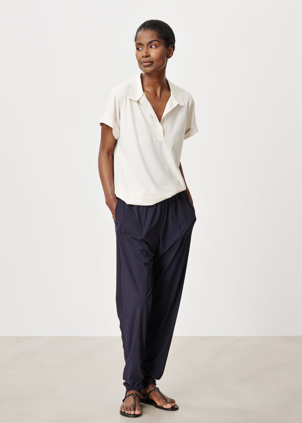 zenggi ALPINE POLO TOP | EGGSHELL